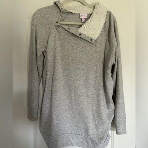 Isabel Maternity Grey Sweatshirt